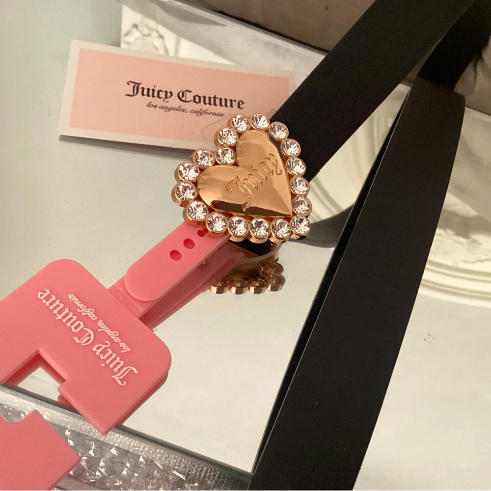 Pretty juicy couture belt with heart